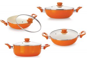 ceramic pots and pans